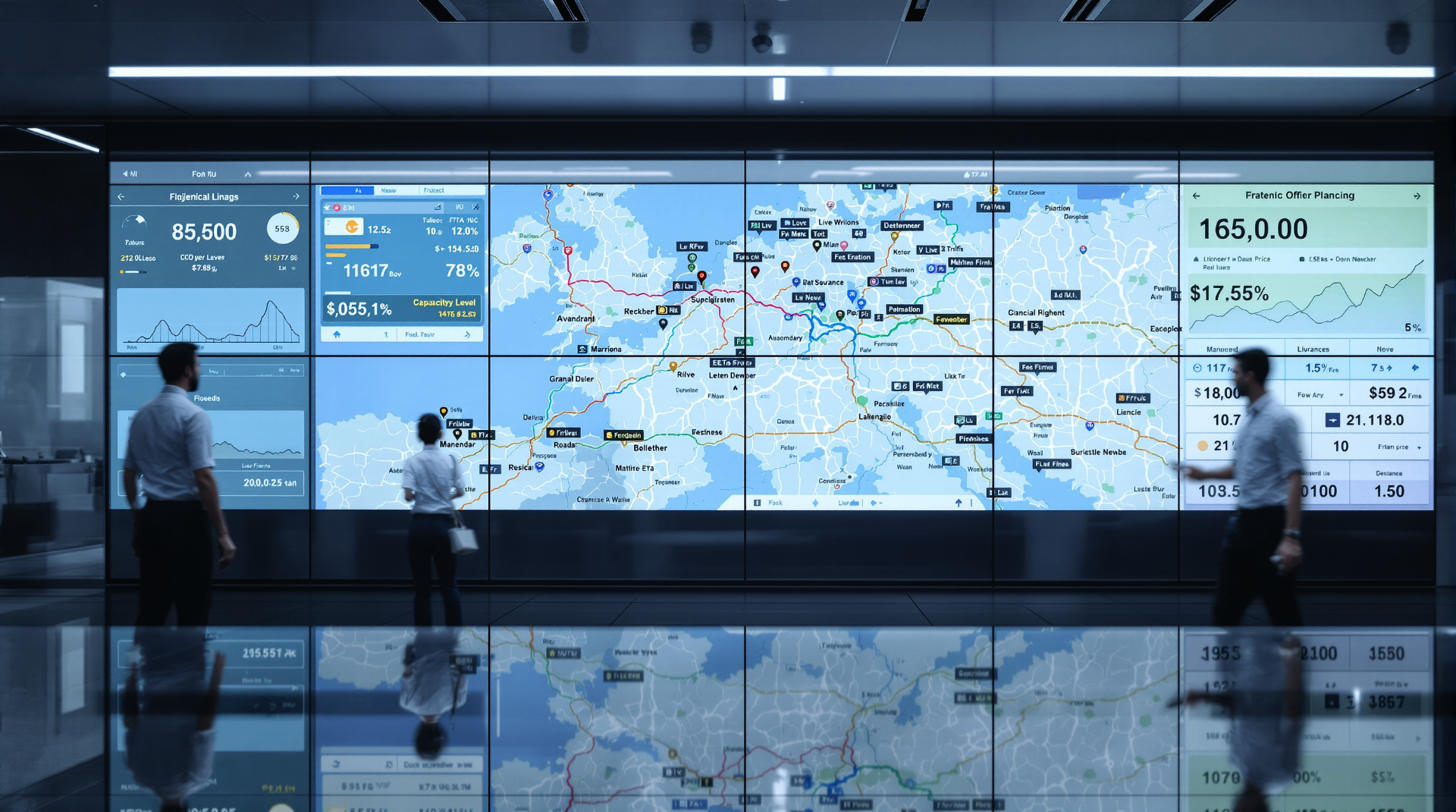 AI in Logistics: Smarter, Faster, Cheaper - AI-powered logistics dashboard and analytics