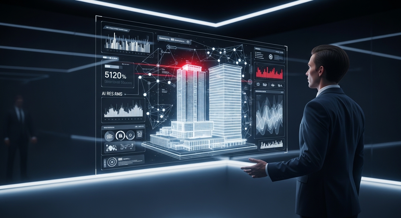 AI in Real Estate: Use Cases and Benefits - Modern automated warehouse with robotic systems and intelligent logistics operations