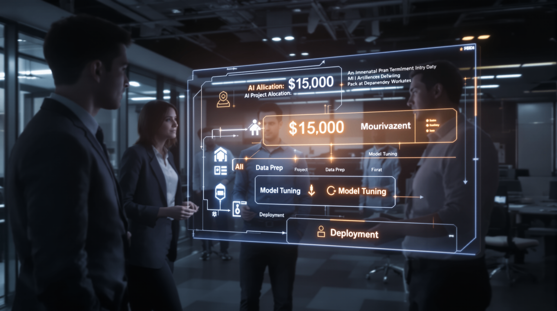 What $15,000 Buys You in AI — Real B2B Scenarios - Customer service specialist using AI-powered CRM and support assistant at laptop