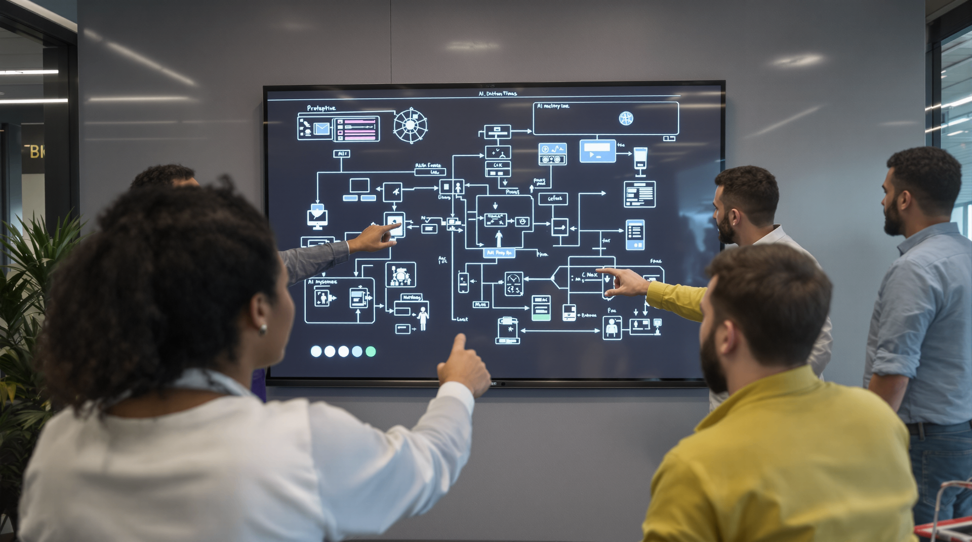 The 5‑Step AI Implementation Framework for Business Leaders - Analysts working with AI analytics and business intelligence systems
