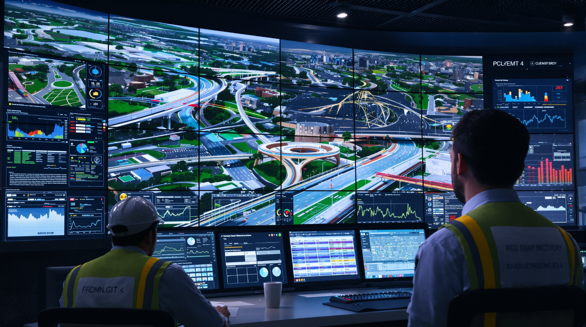 AI in the Public Sector: From Tender Automation to Transparent Governance - Government officials in boardroom discussing AI governance framework with digital justice and transparency symbols