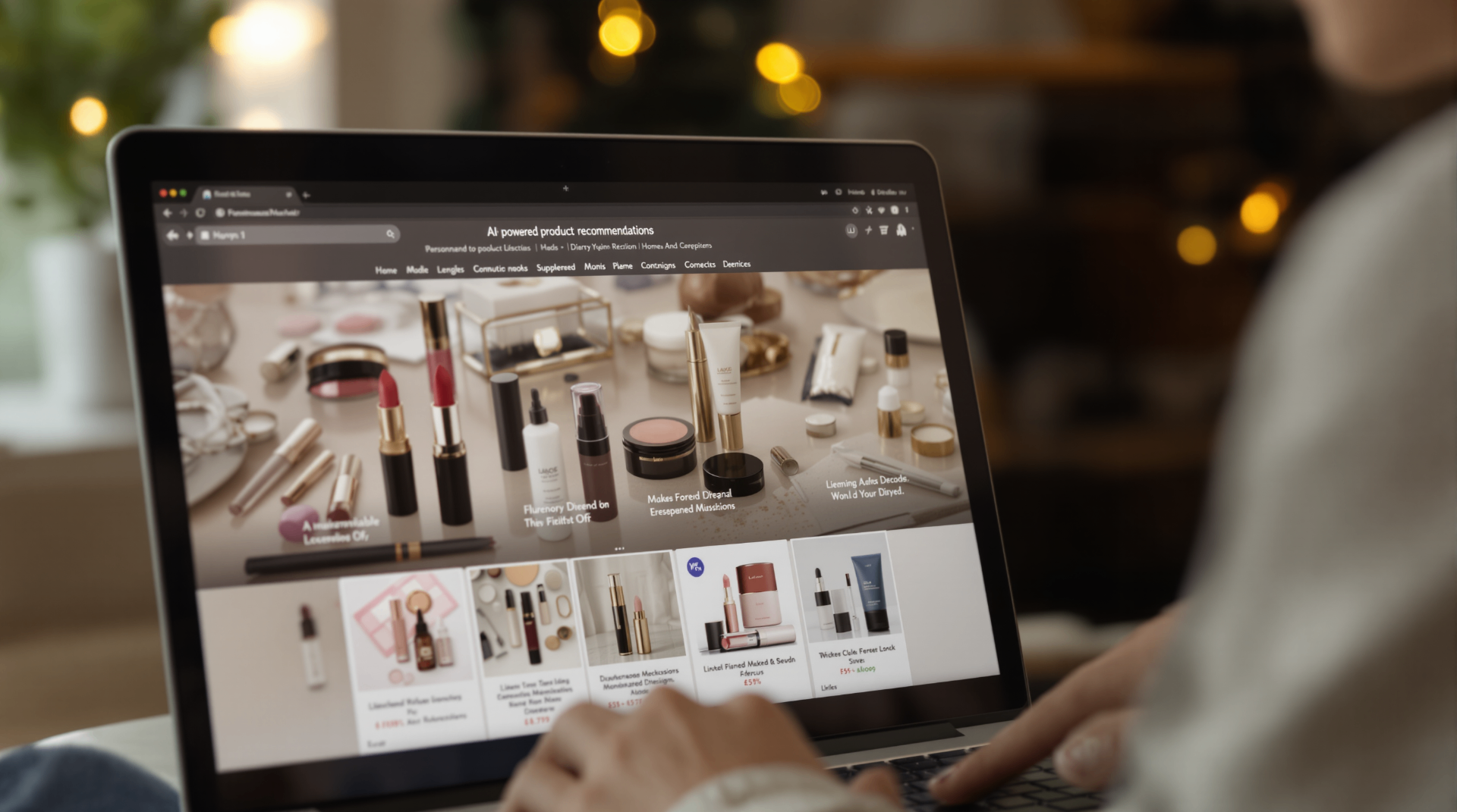 AI in E‑Commerce: Lessons from a 18.8% Conversion Boost - User interacting with AI-powered intelligent search interface showing semantic product matching